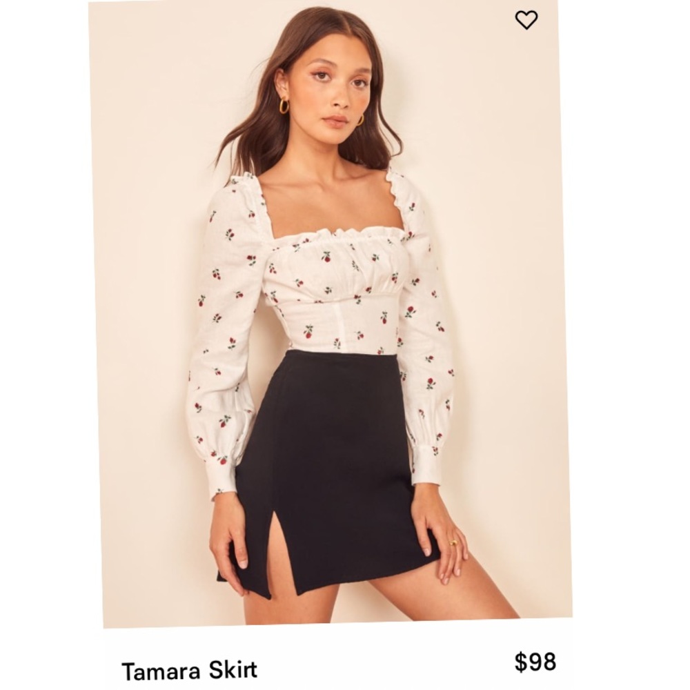 Reformation Tamara Skirt - NWOT